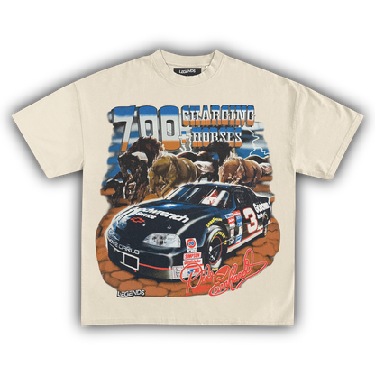 DALE EARNHARDT 700+ CHARGING HORSES TEE