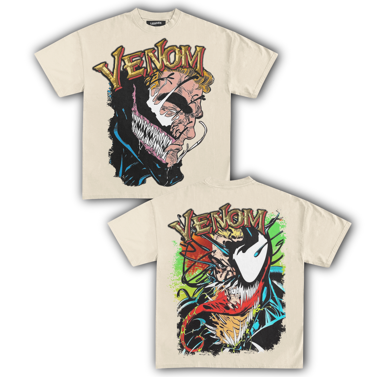 VENOM EDDIE BROCK SYMBIOTE TEE (Double Sided)