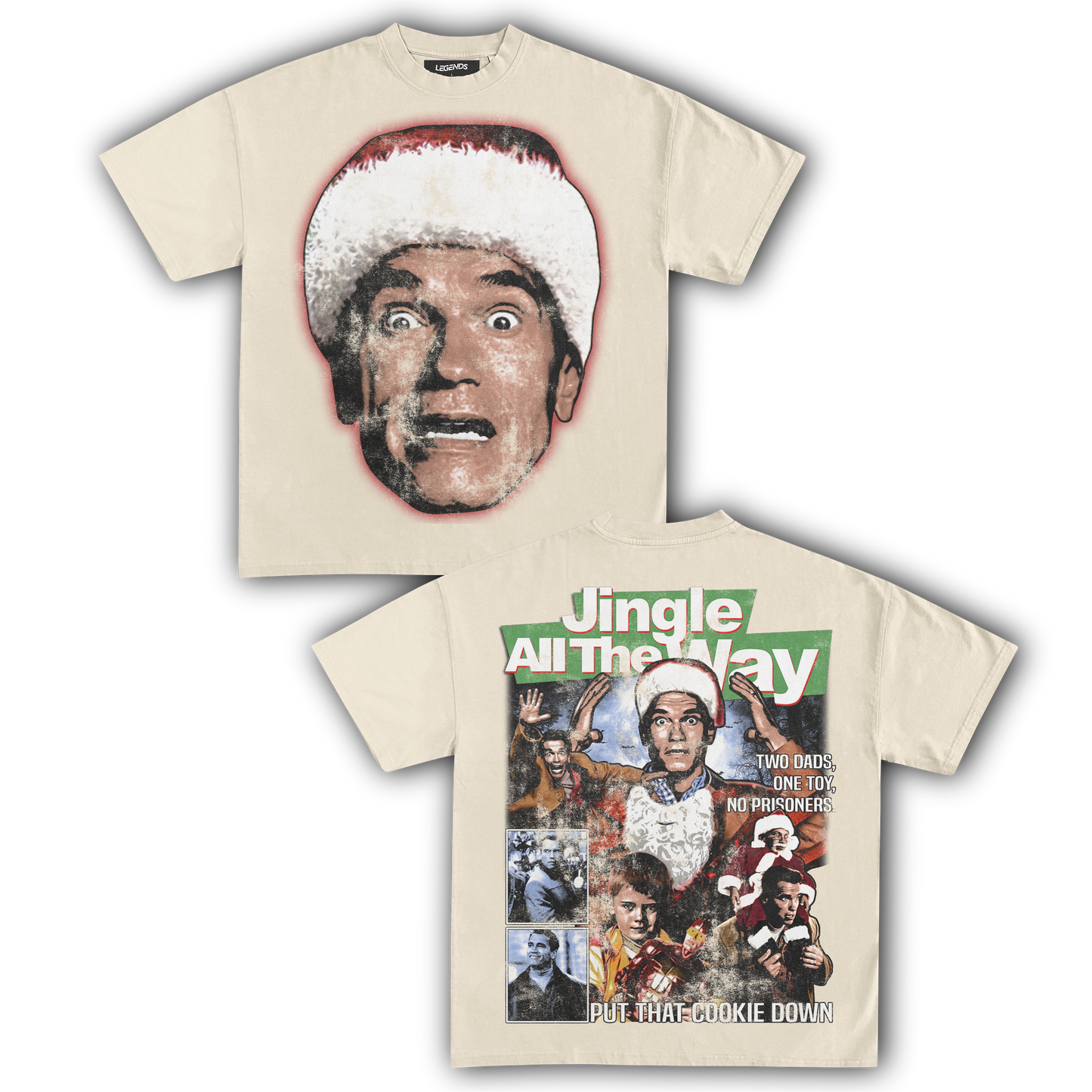 JINGLE ALL THE WAY 1996 VINTAGE TEE (Double Sided)