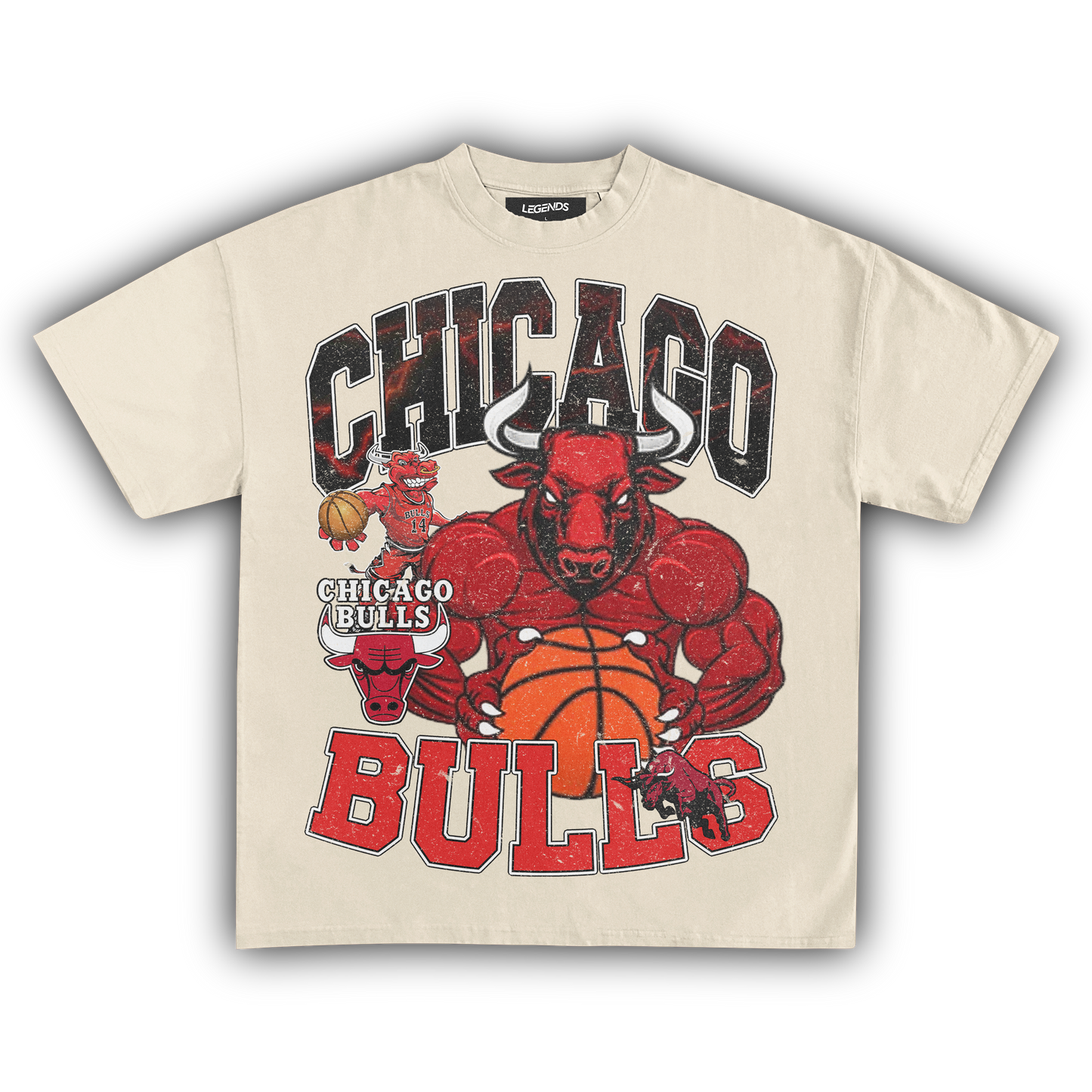 CHICAGO BULLS VINTAGE TEE