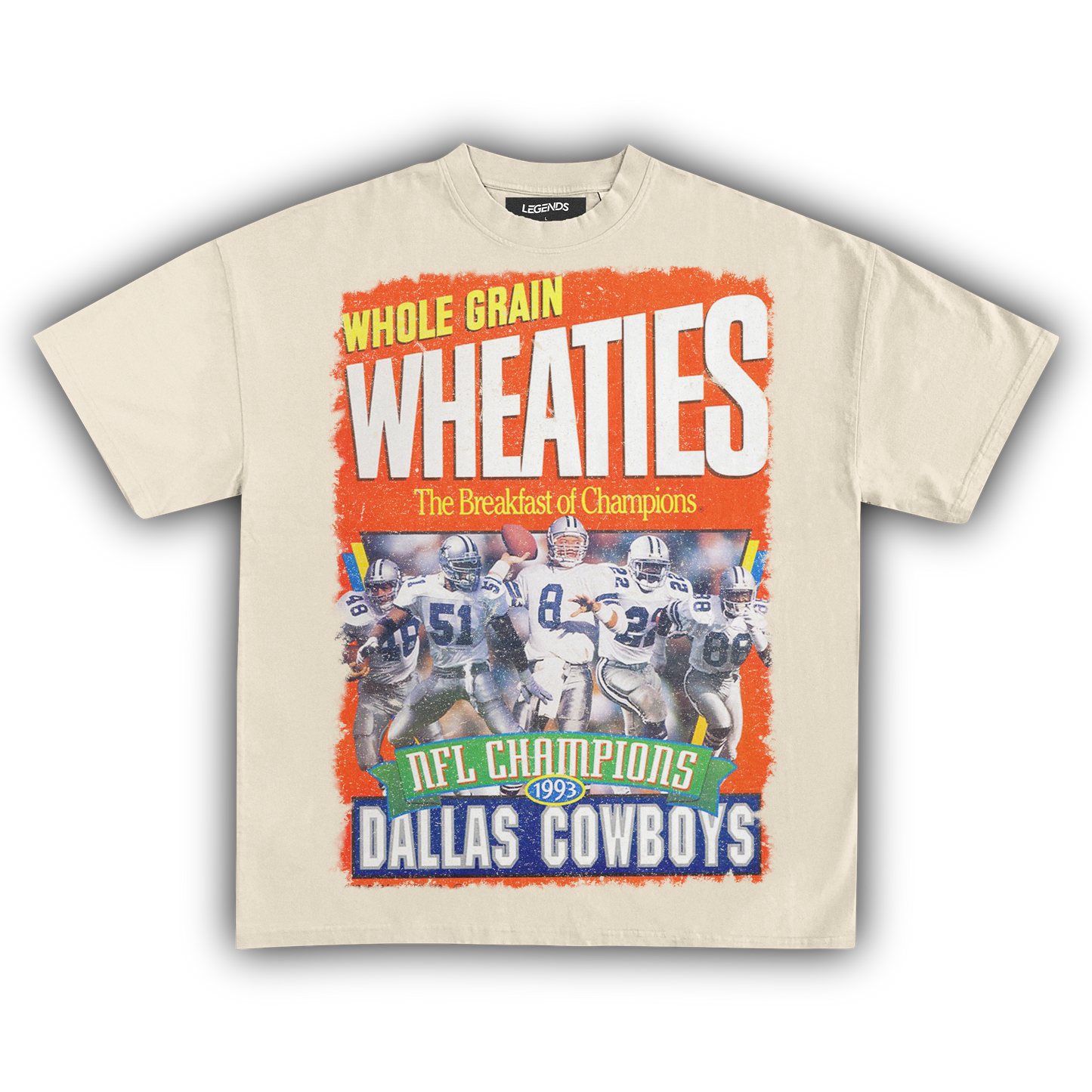 WHEATIES DALLAS CHAMPIONS 1993 VINTAGE TEE