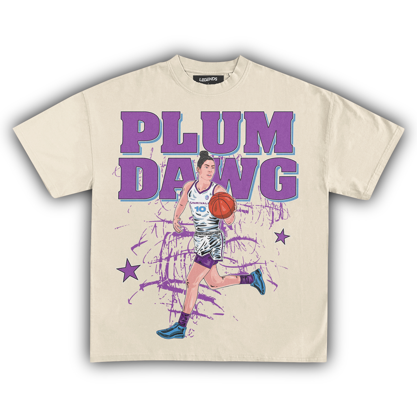 PLUM DAWG TEE