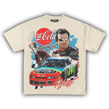 JEFF GORDAN COCA-COLA RACING VINTAGE TEE