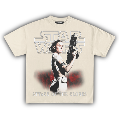 STAR WARS ATTACK OF THE CLONES 2002 VINTAGE TEE