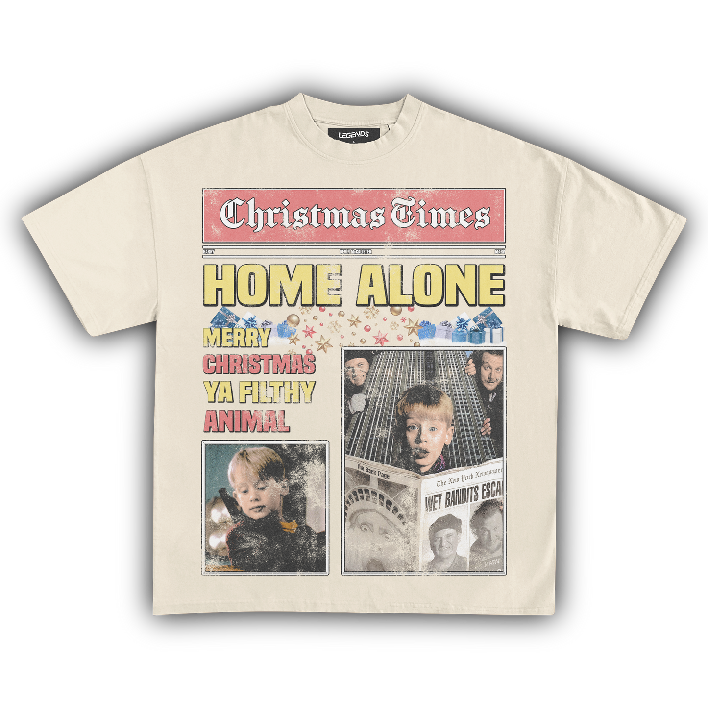 HOME ALONE BREAKING NEWS TEE