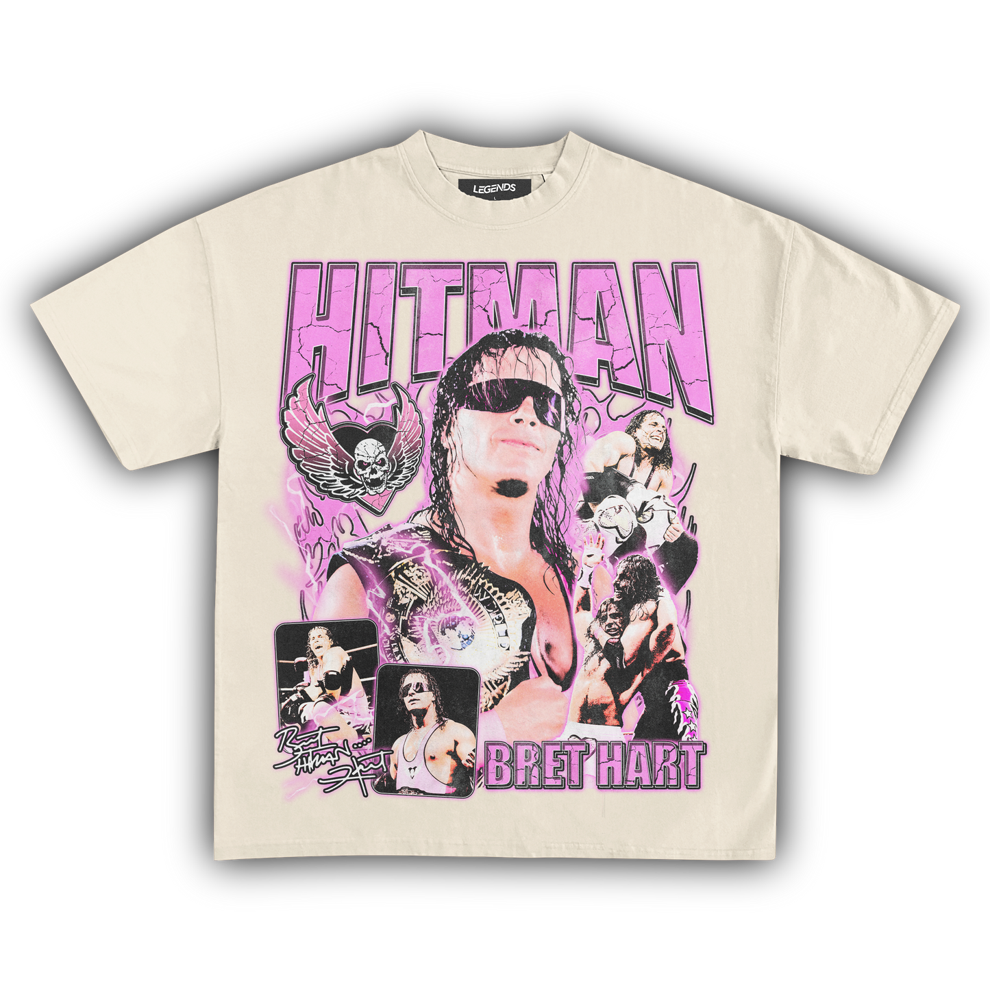 BRET HITMAN HART TEE
