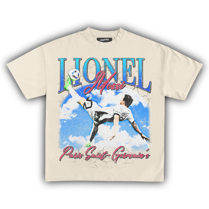 LIONEL MESSI PARIS SAINT-GERMAIN VINTAGE TEE