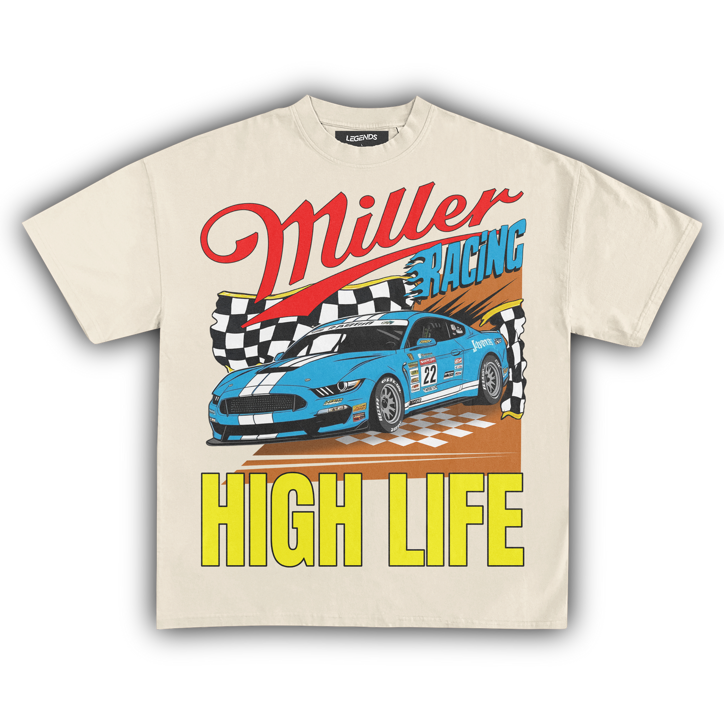 MILLER HIGH LIFE RACING TEE