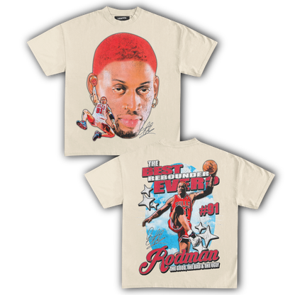 DENNIS RODMAN GOOD BAD UGLY TEE (Double Sided)