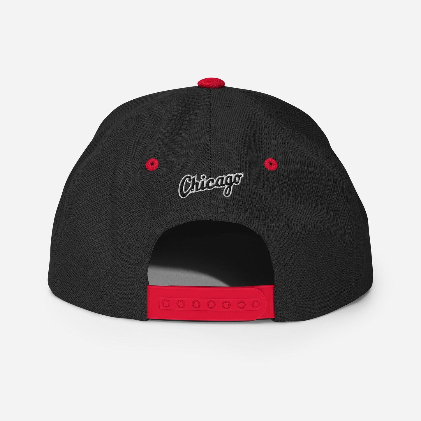 CHICAGO SNAPBACK (BLACK / RED)