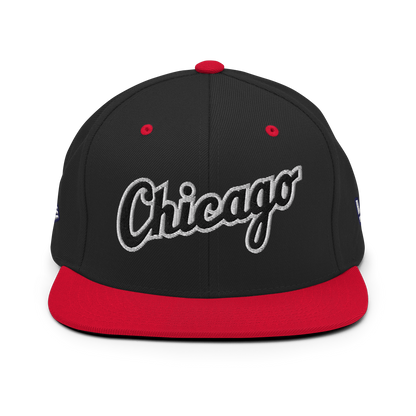 CHICAGO SNAPBACK (BLACK / RED)