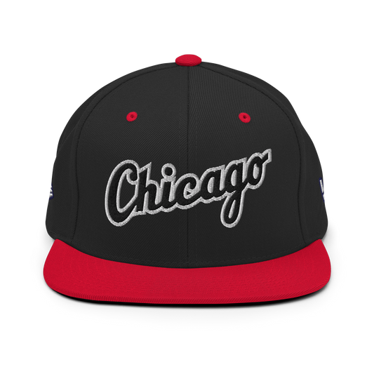 CHICAGO SNAPBACK (BLACK / RED)