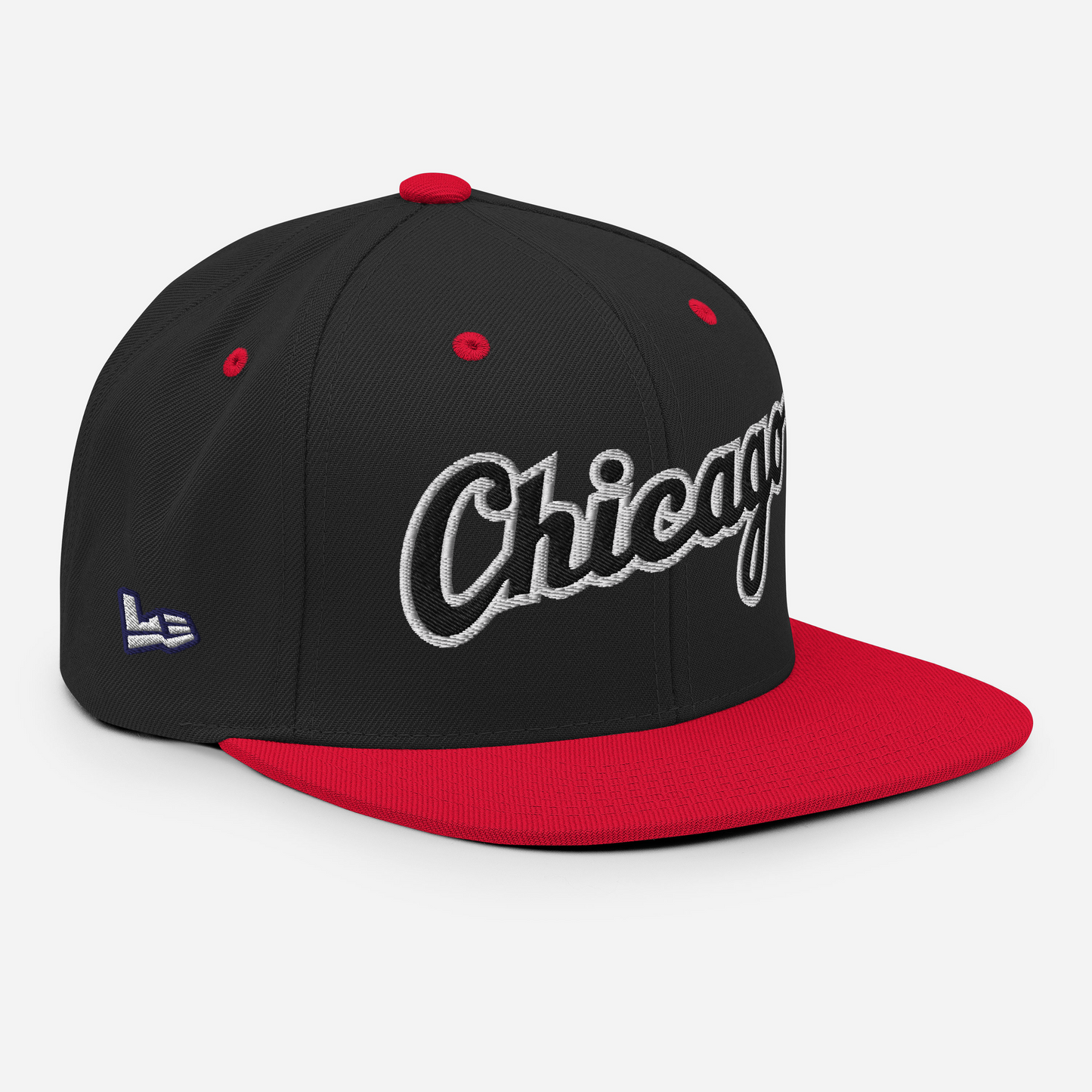 CHICAGO SNAPBACK (BLACK / RED)