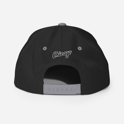 CHICAGO SNAPBACK (BLACK / SILVER)