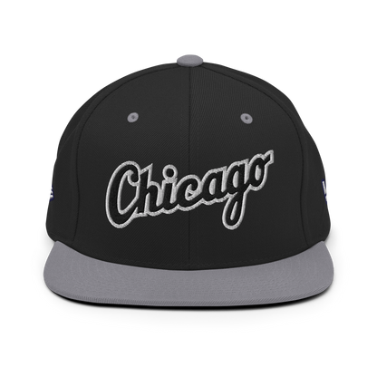 CHICAGO SNAPBACK (BLACK / SILVER)