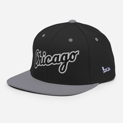 CHICAGO SNAPBACK (BLACK / SILVER)