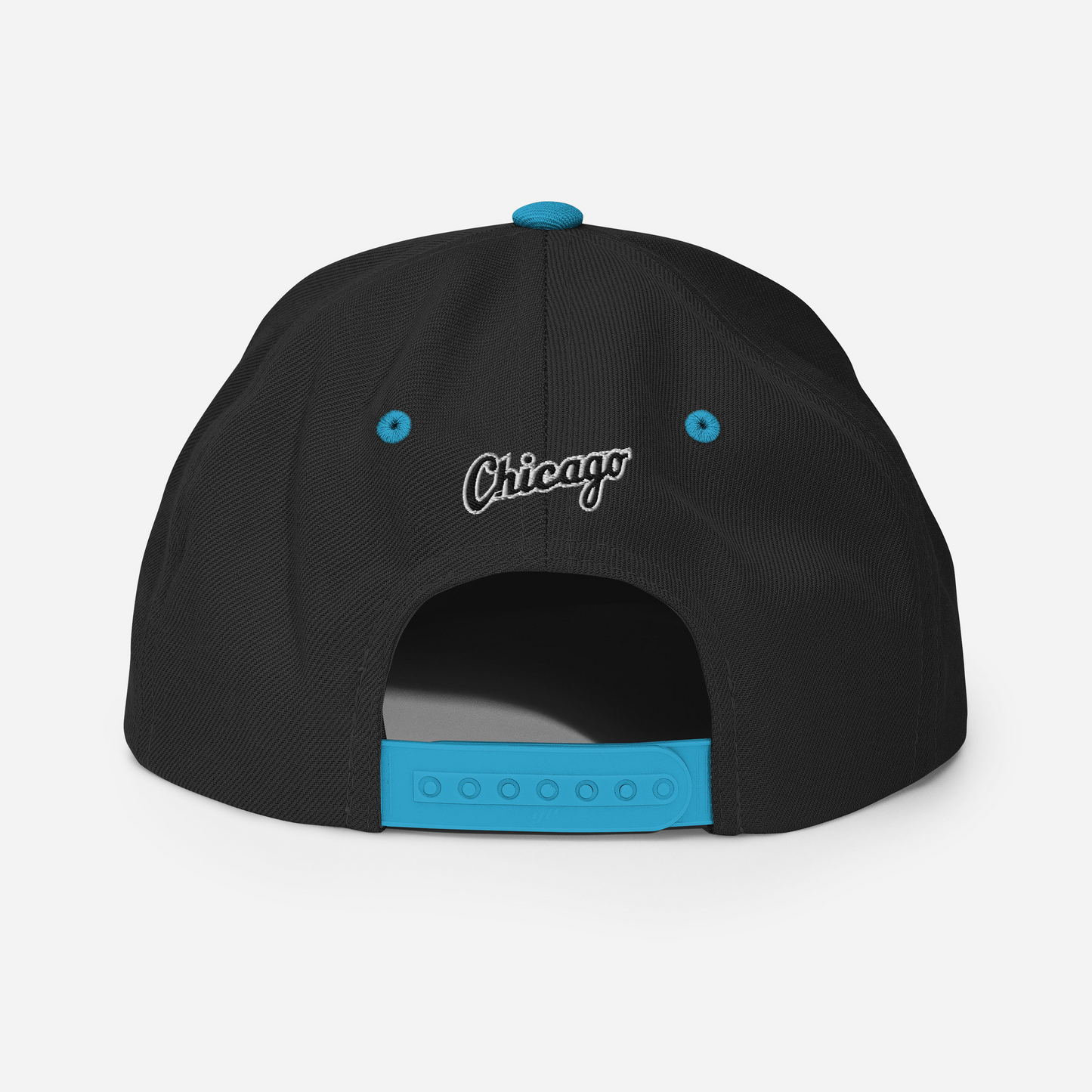 CHICAGO SNAPBACK (BLACK / TEAL)