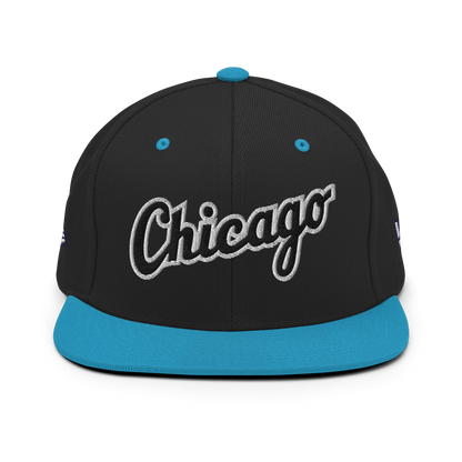 CHICAGO SNAPBACK (BLACK / TEAL)