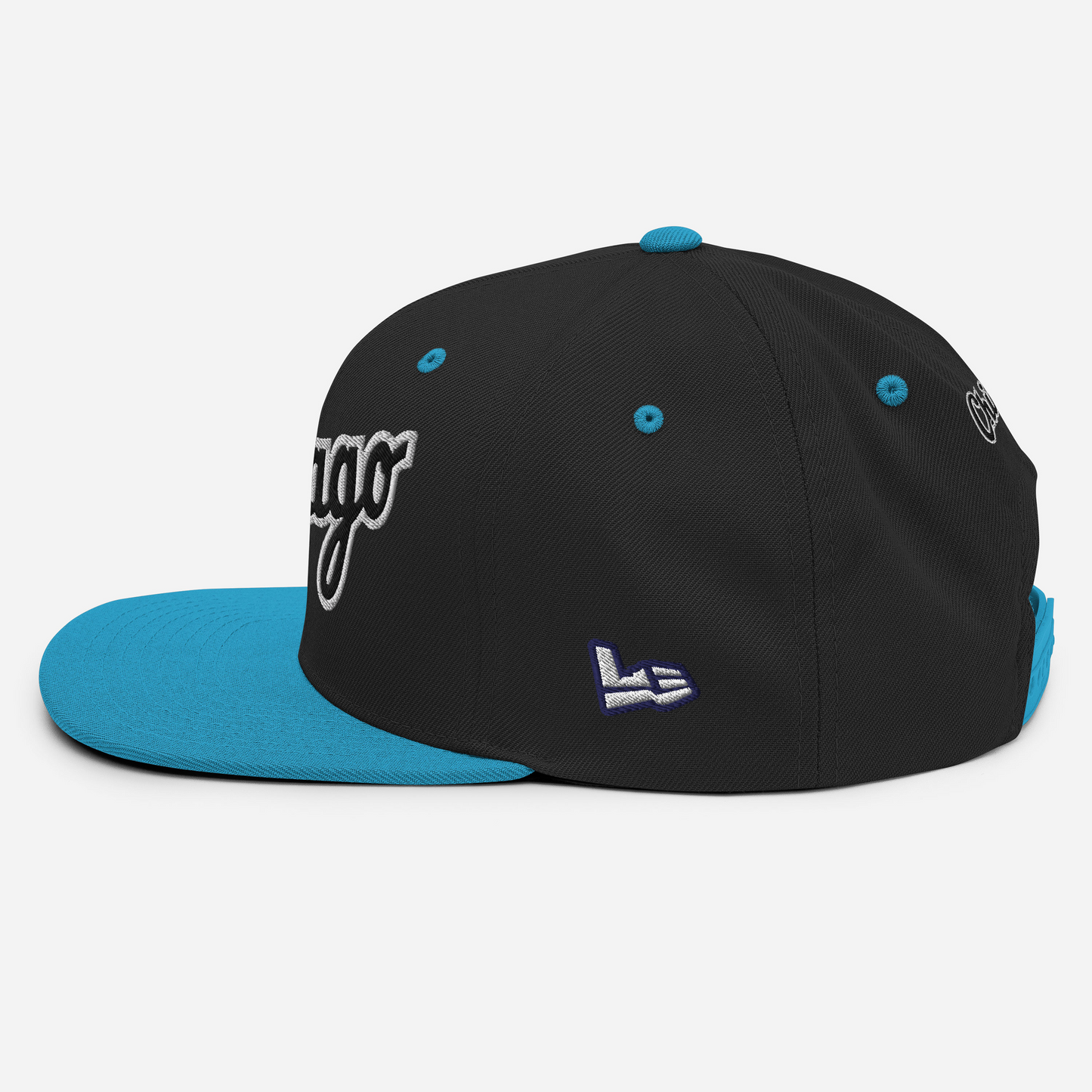 CHICAGO SNAPBACK (BLACK / TEAL)