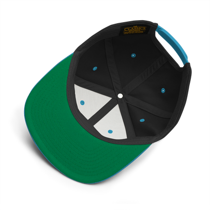 CHICAGO SNAPBACK (BLACK / TEAL)