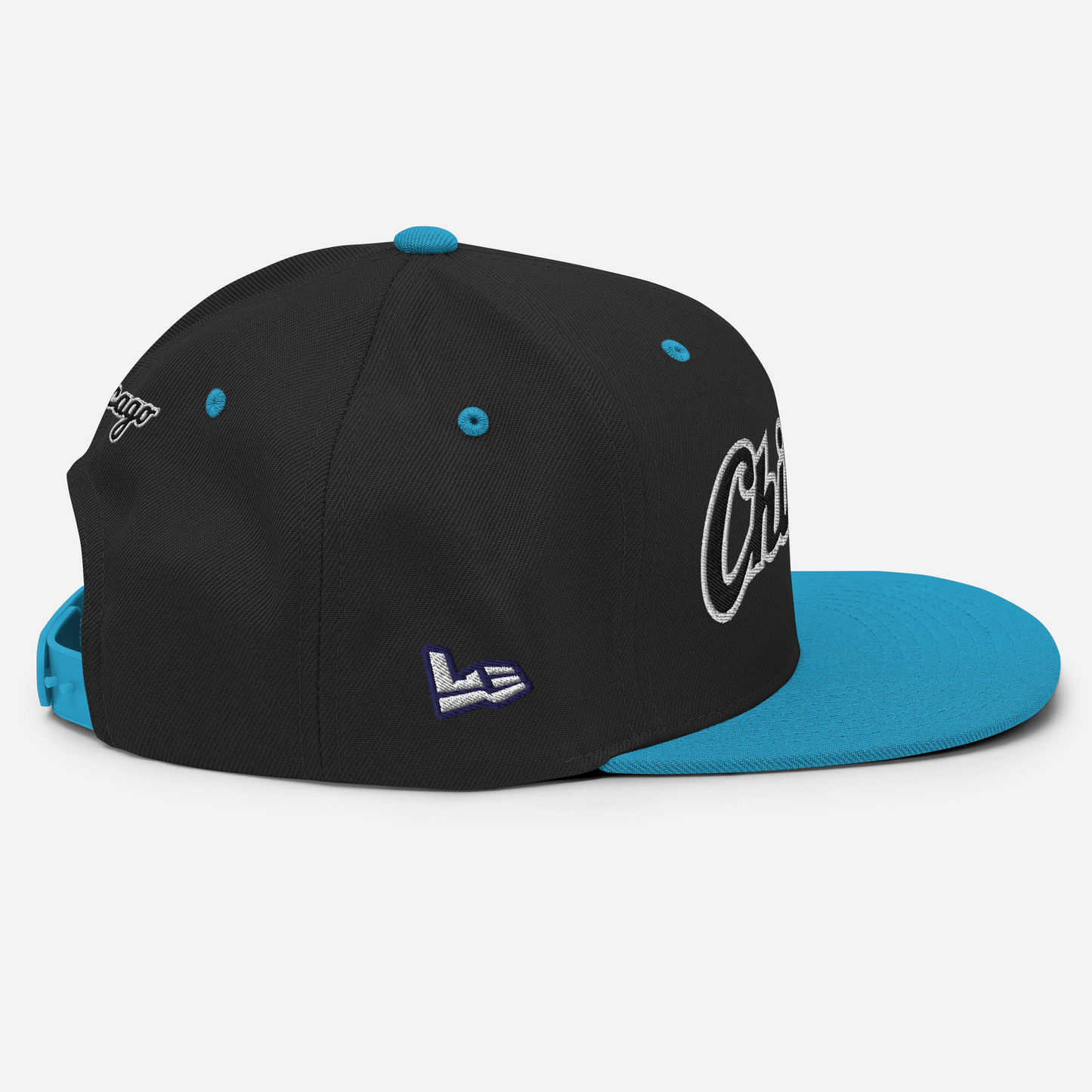 CHICAGO SNAPBACK (BLACK / TEAL)