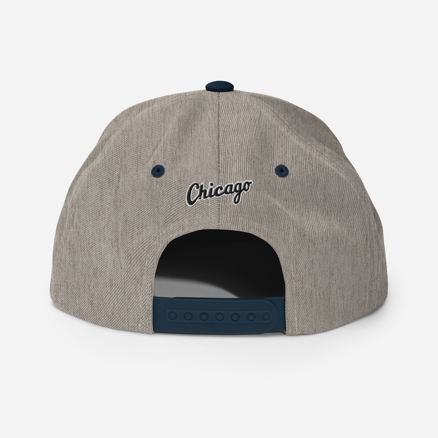 CHICAGO SNAPBACK (HEATHER GREY / NAVY)