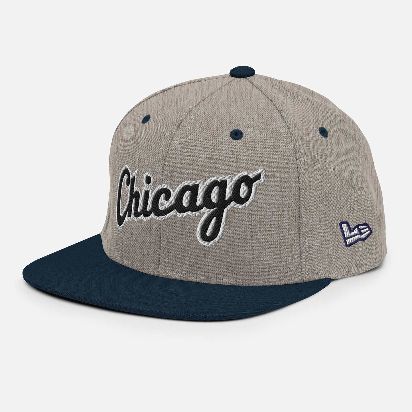 CHICAGO SNAPBACK (HEATHER GREY / NAVY)