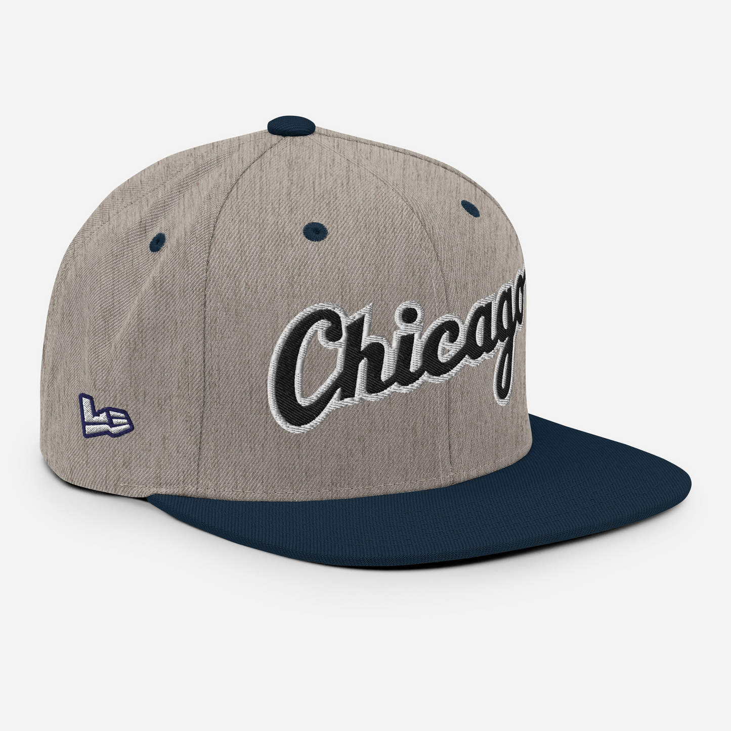 CHICAGO SNAPBACK (HEATHER GREY / NAVY)