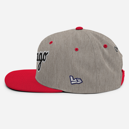 CHICAGO SNAPBACK (HEATHER GREY / RED)