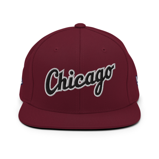 CHICAGO SNAPBACK (MAROON)