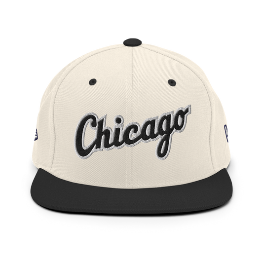 CHICAGO SNAPBACK (BUTTER / BLACK)