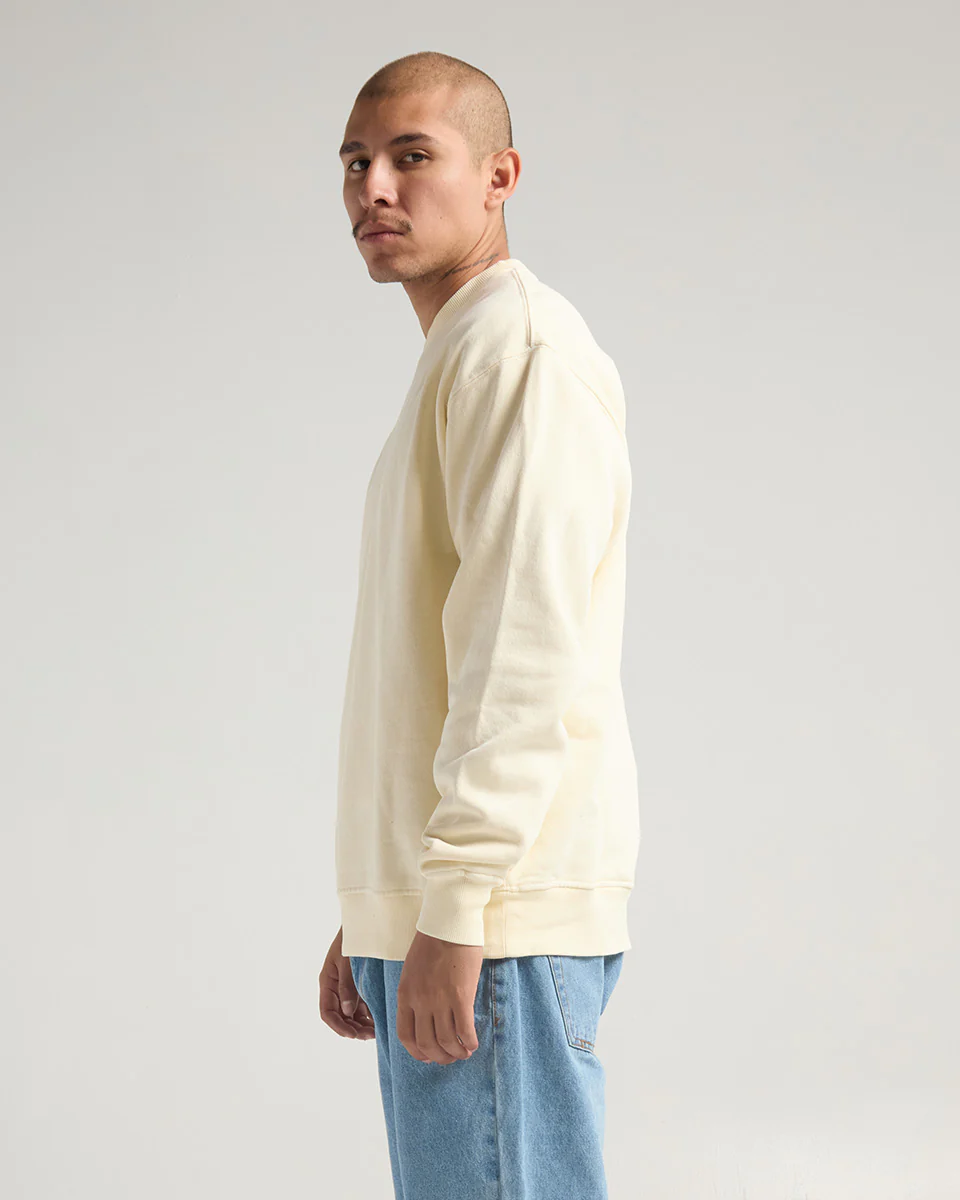 HEAVYWEIGHT GARMENT DYE CREWNECK SWEATER (Vintage Bone)