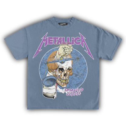 METALLICA DAMAGED JUSTICE TEE