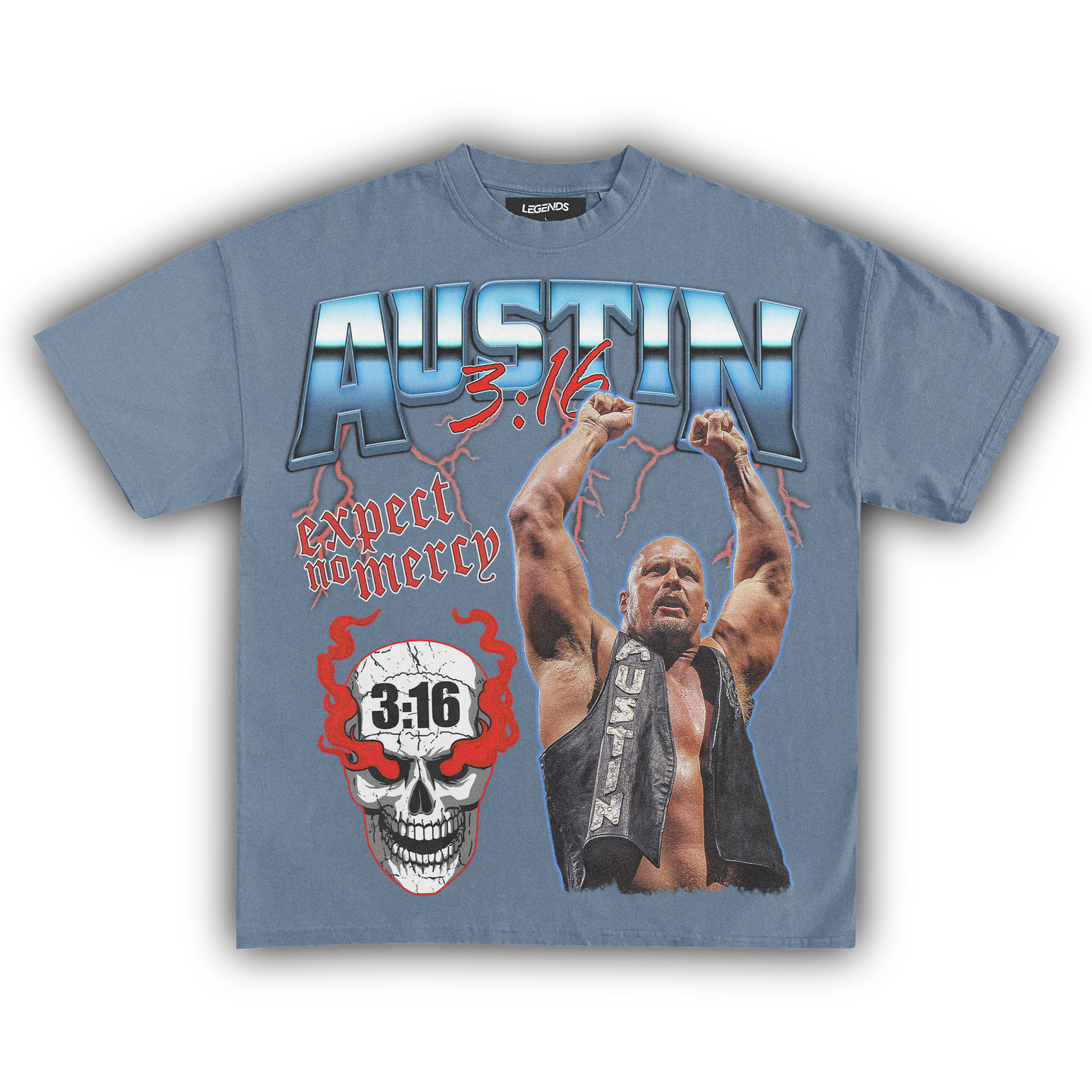 STONE COLD NO MERCY TEE