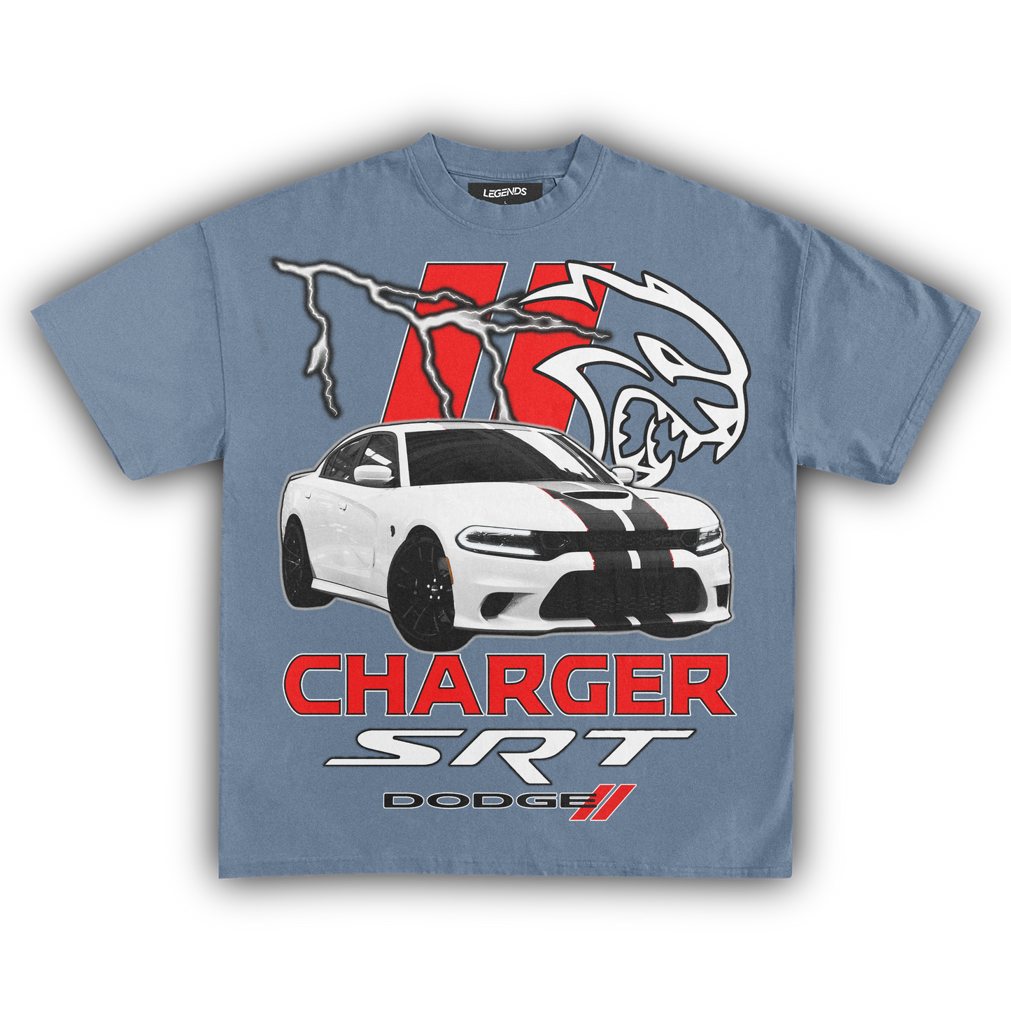 DODGE CHARGER SRT HELLCAT VINTAGE TEE