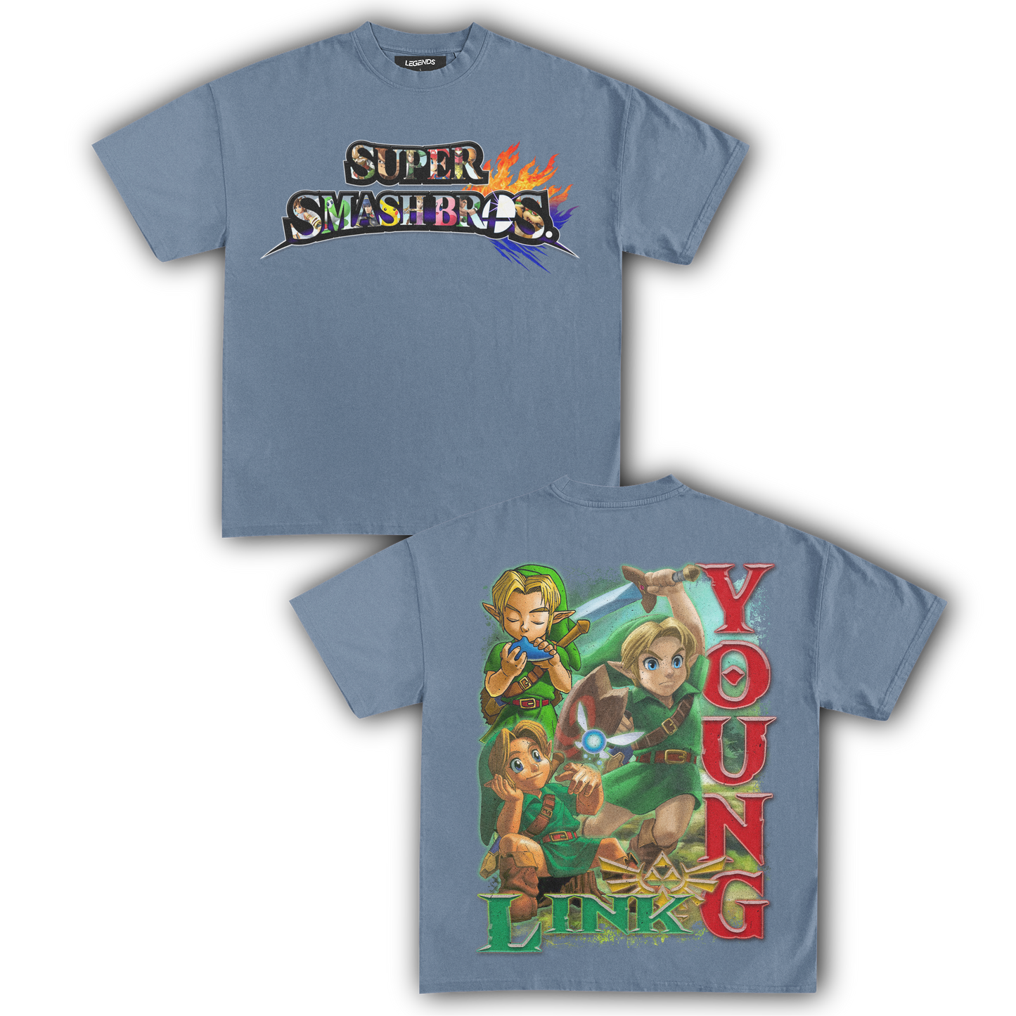 SUPER SMASH BROS YOUNG LINK TEE (Double)