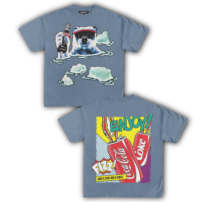 POLAR BEAR ICE COLD FIZZ TEE (Double Sided)