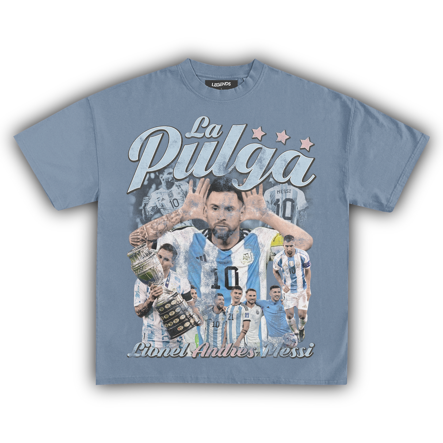 "LA PULGA" LIONEL MESSI VINTAGE TEE