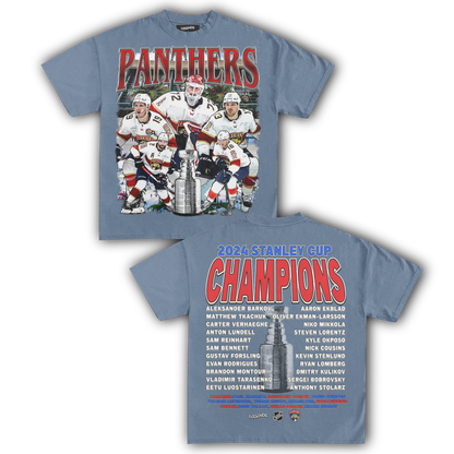 FLORIDA PANTHERS CHAMPIONS TEE (Double Sided)