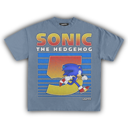 SONIC THE HEDGEHOG 5 VINTAGE TEE