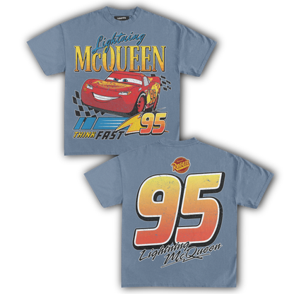 LIGHTNING MCQUEEN VINTAGE TEE (Double)