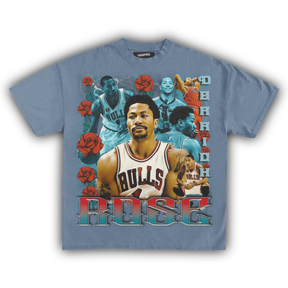 DERRICK ROSE BULLS TEE