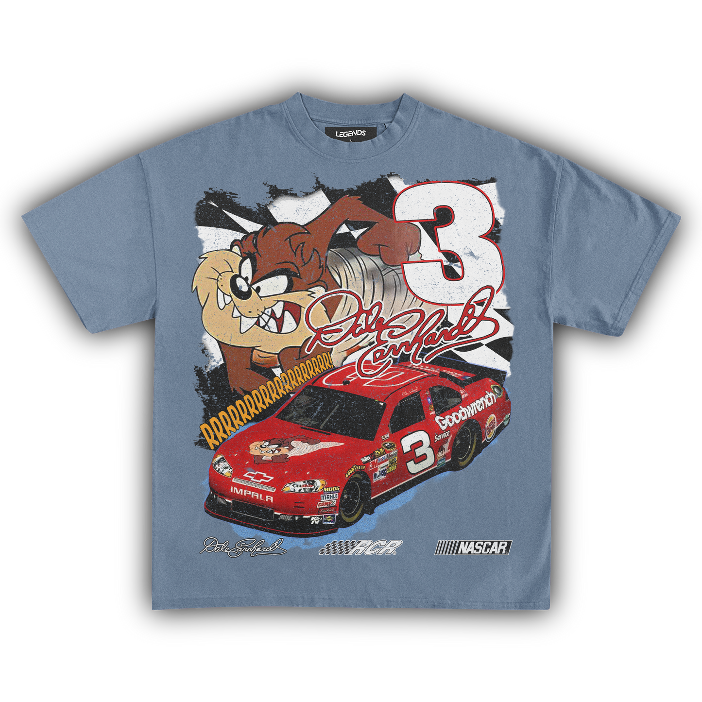 TASMANIAN DEVIL DALE EARNHARDT NASCAR TEE