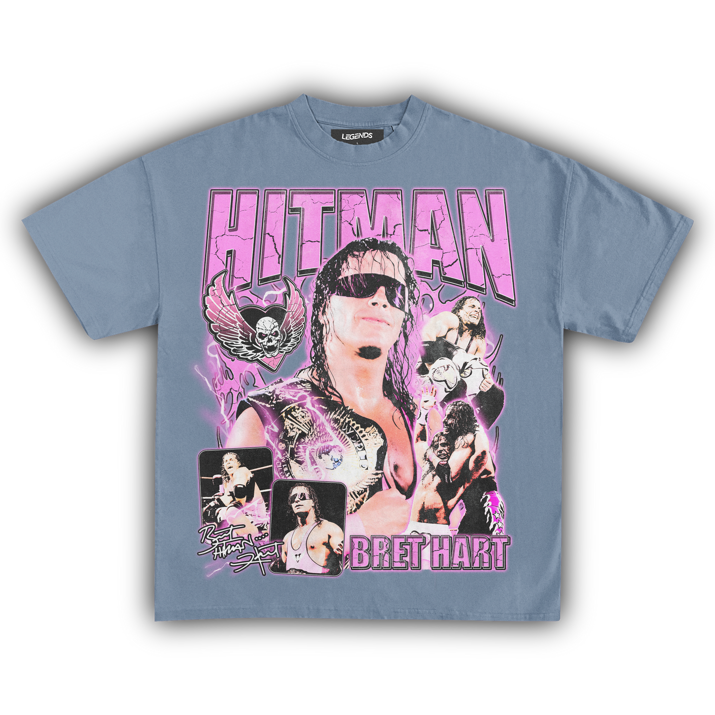 BRET HITMAN HART TEE