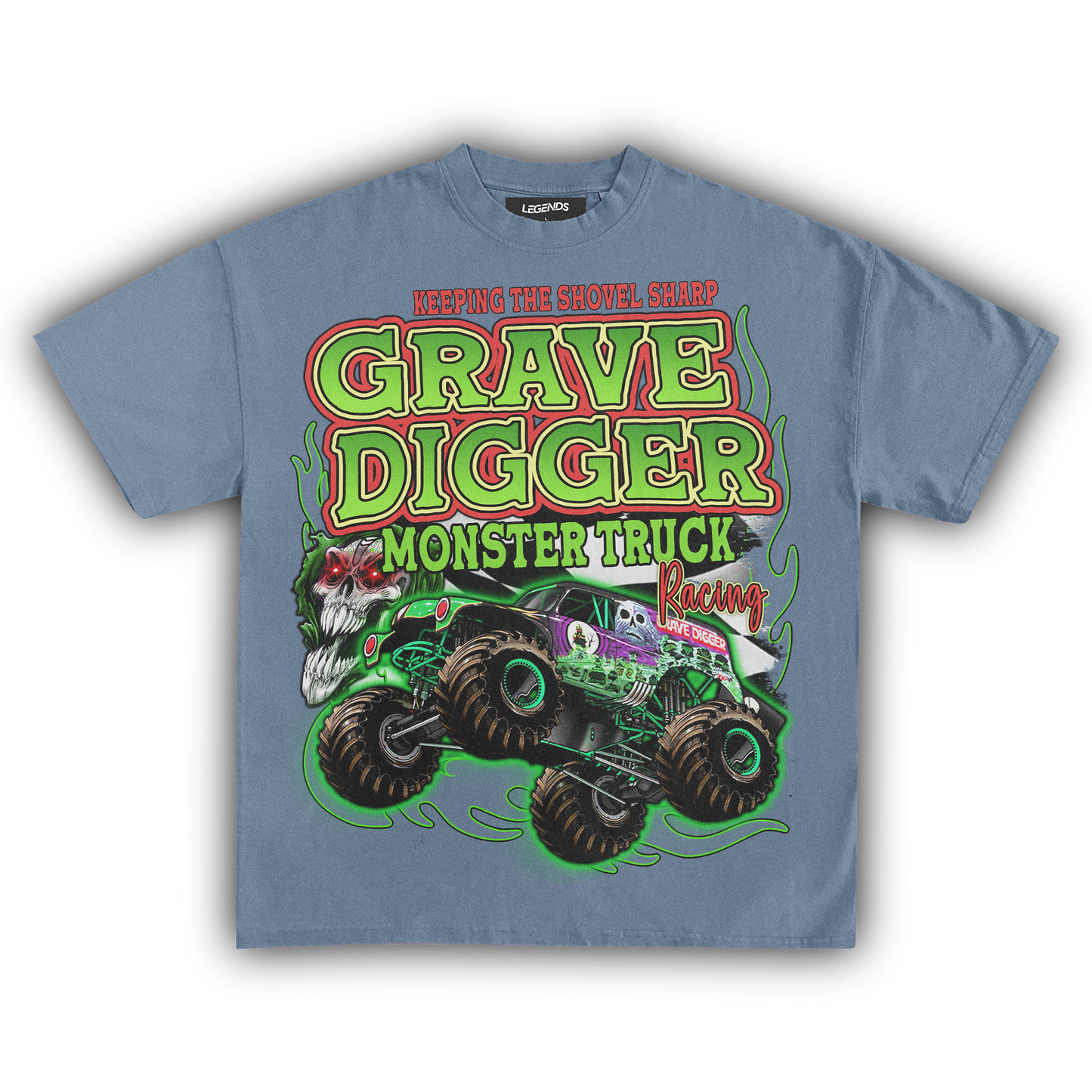 GRAVE DIGGER MONSTER JAM VINTAGE TEE