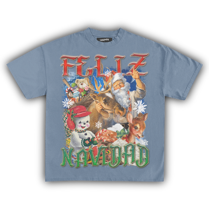 FELIZ NAVIDAD VINTAGE CHRISTMAS TEE