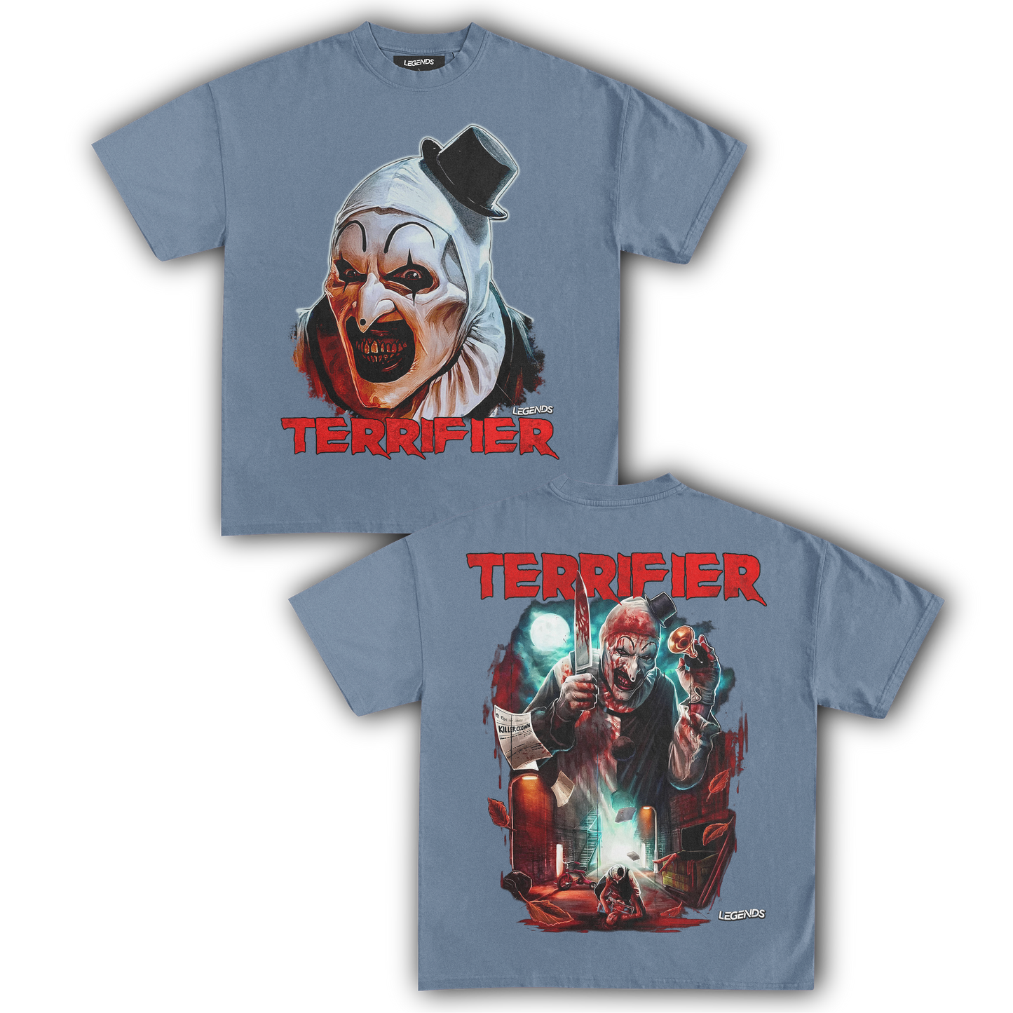 TERRIFIER TEE (Double Sided)