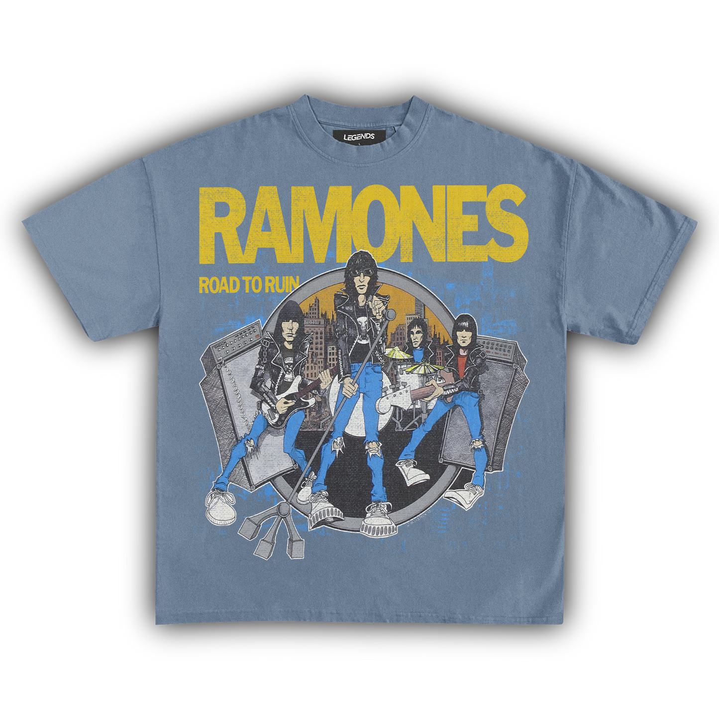 RAMONES ROAD TO RUIN VINTAGE TEE