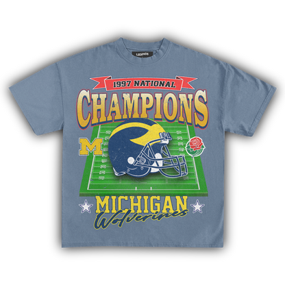 WOLVERINES VINTAGE 1997 ROSE BOWL TEE