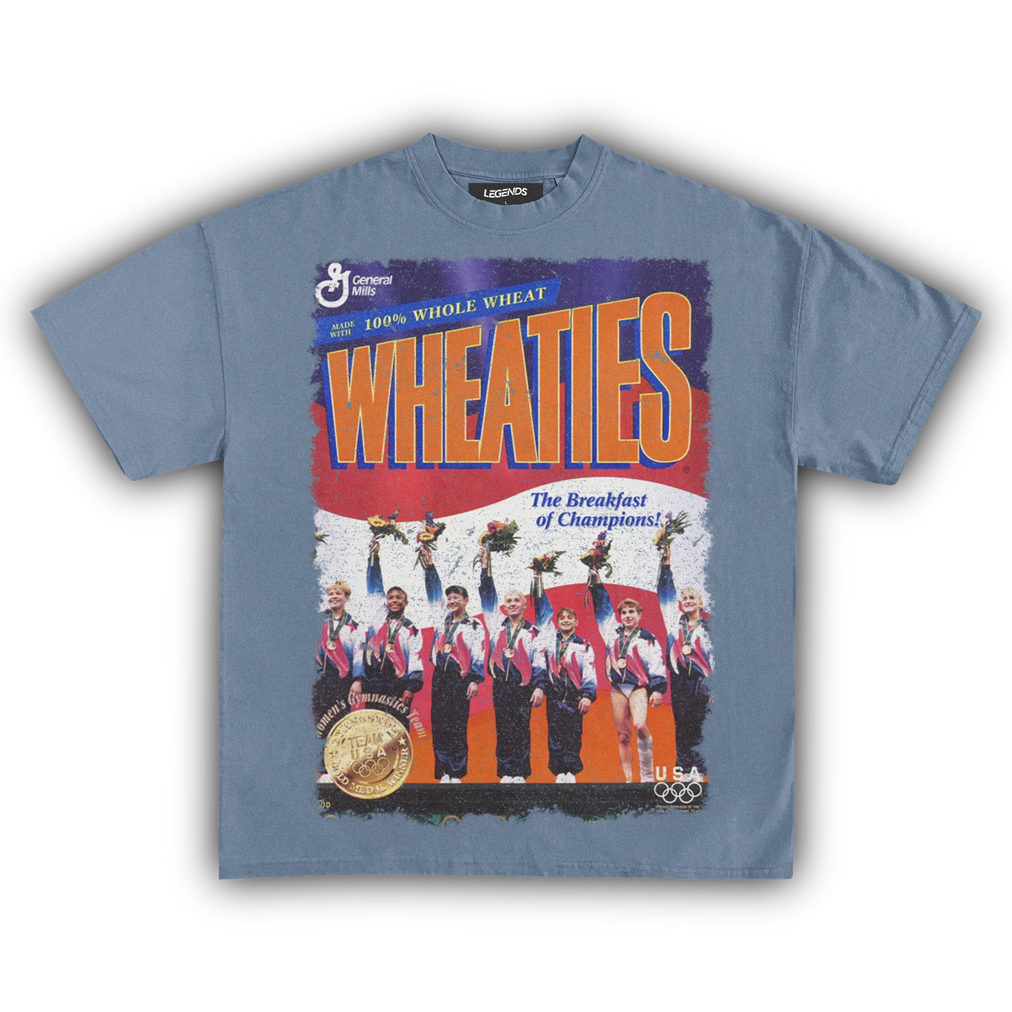 WHEATIES WOMEN'S GYMNASTICS 1996 VINTAGE TEE